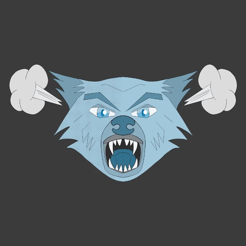Wütender Wolf