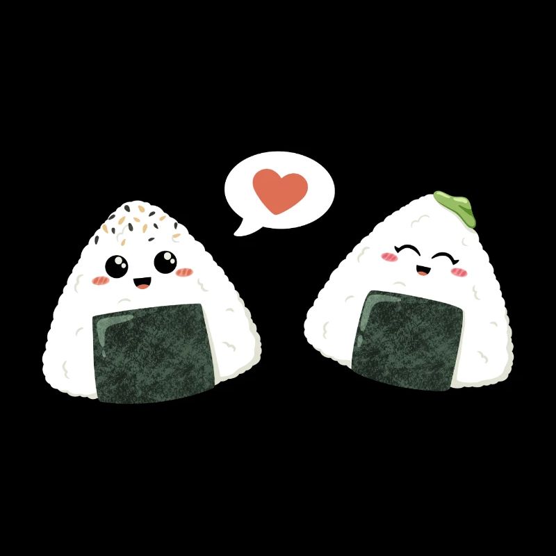 Onigiri Couple Love