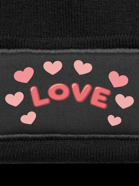 Liebe 3D-Briefe und Herzen