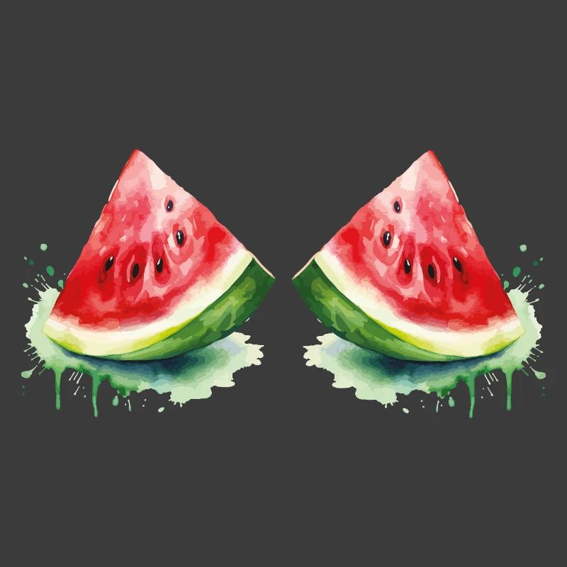 Aquarelle Pastèque