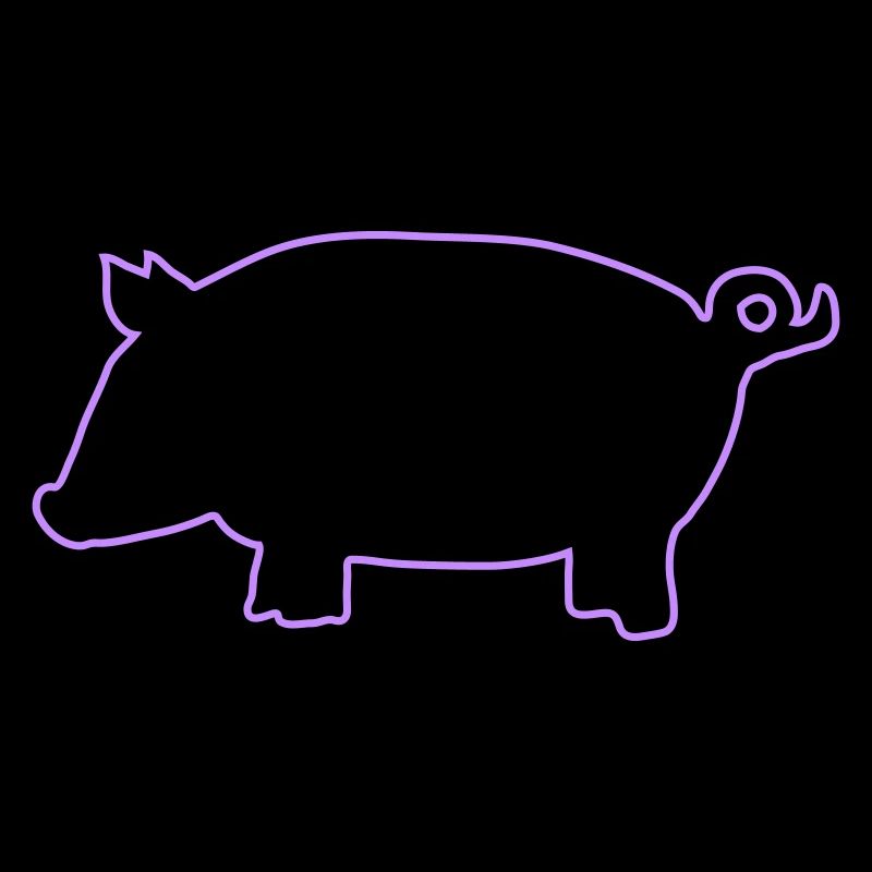 Silhouette de cochon
