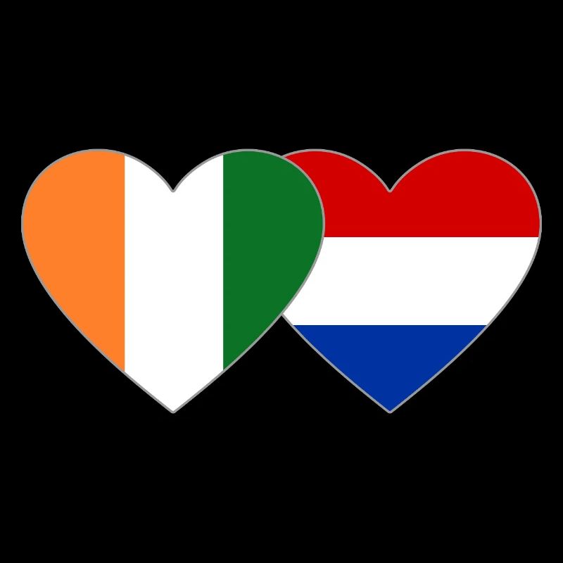Drapeau de la Côte d’Ivoire des Pays-Bas