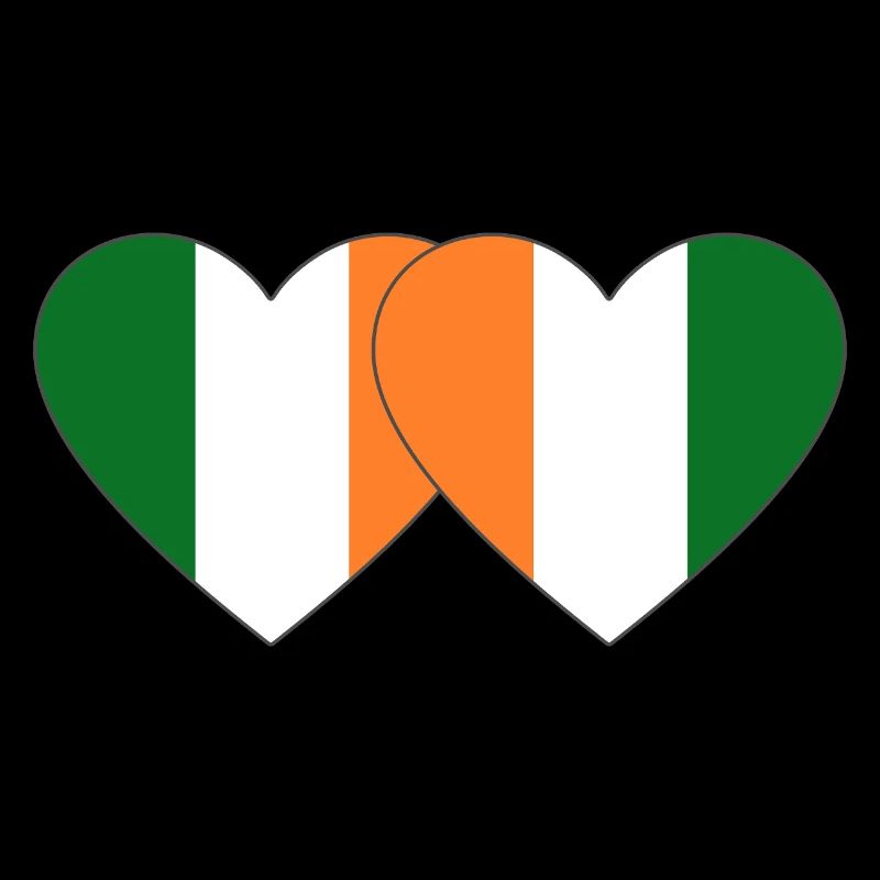 Irland_Elfenbeinkueste_Flagge_Herz