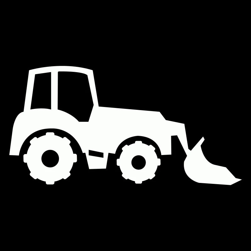 Chargeuse avant Silhouette de Tracteur