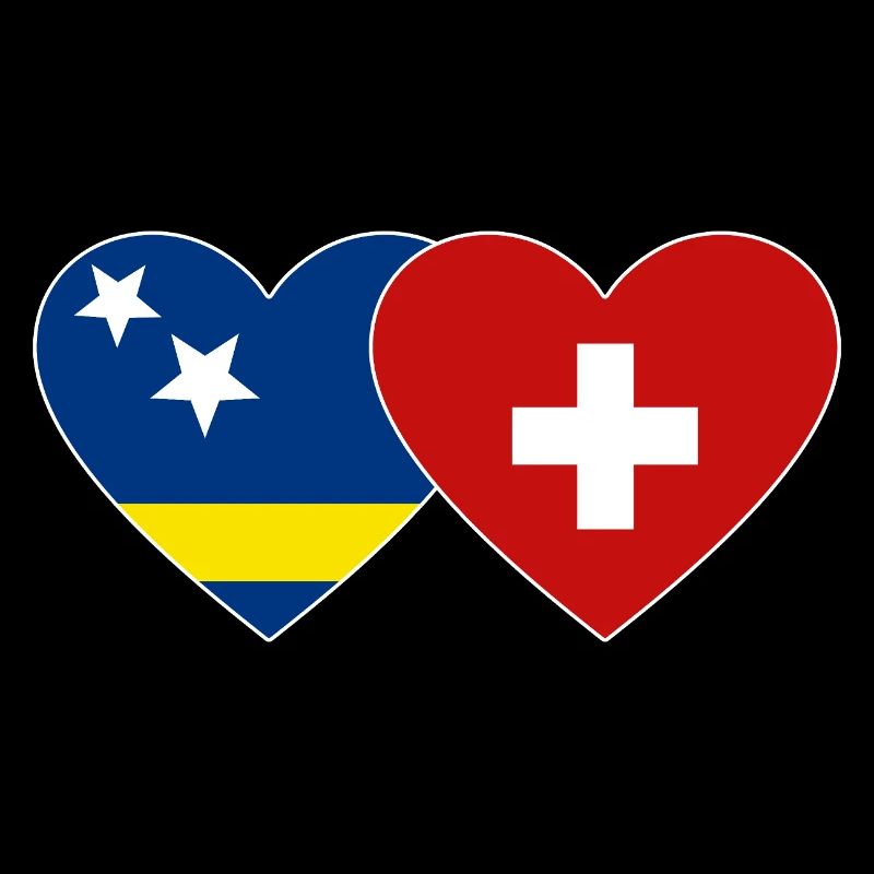 Curacao_Schweiz_Flagge_Herz