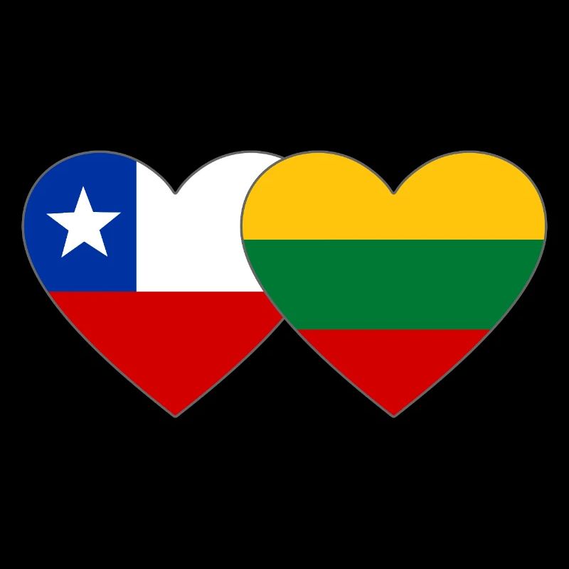 Chile_Estland_Flagge_Herz