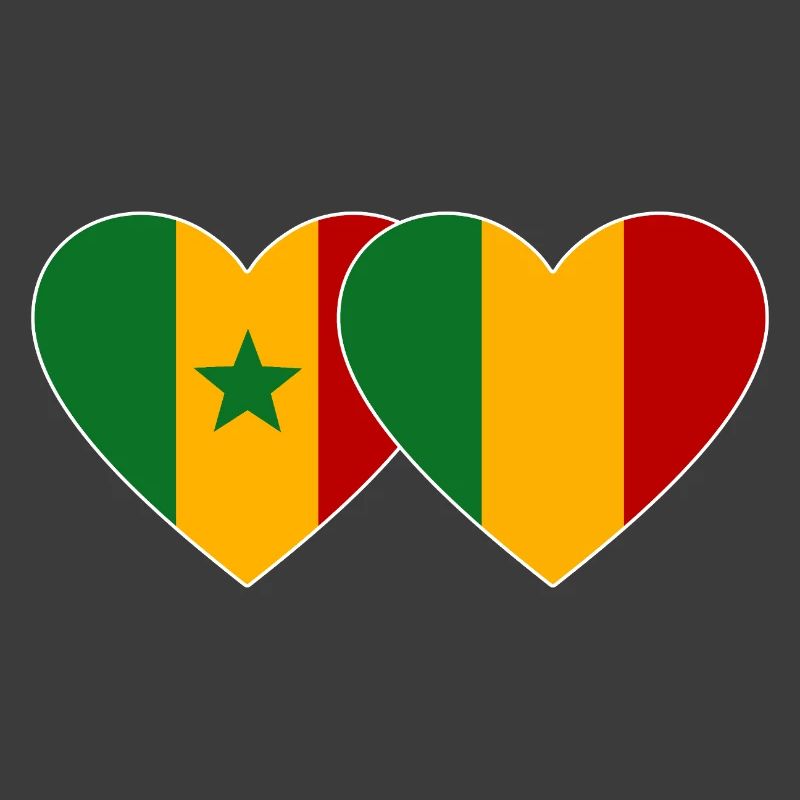 Senegal_Mali_Flagge_Herz