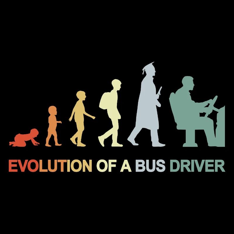 Évolution du bébé au chauffeur de bus