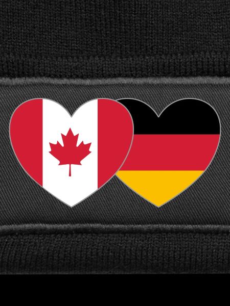 Canada Germany Flag Heart