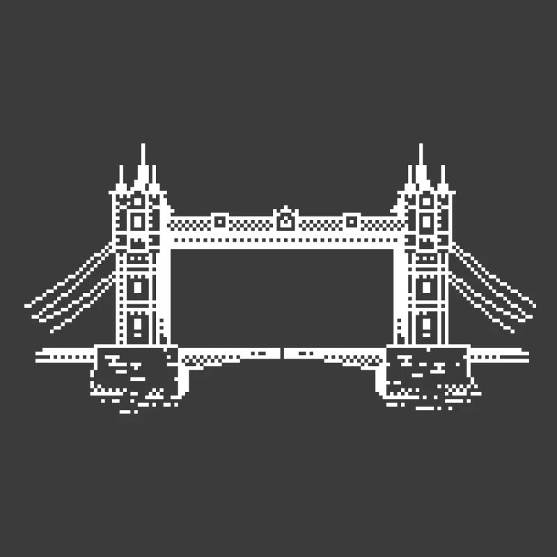 1Bit Pixel Tower Bridge
