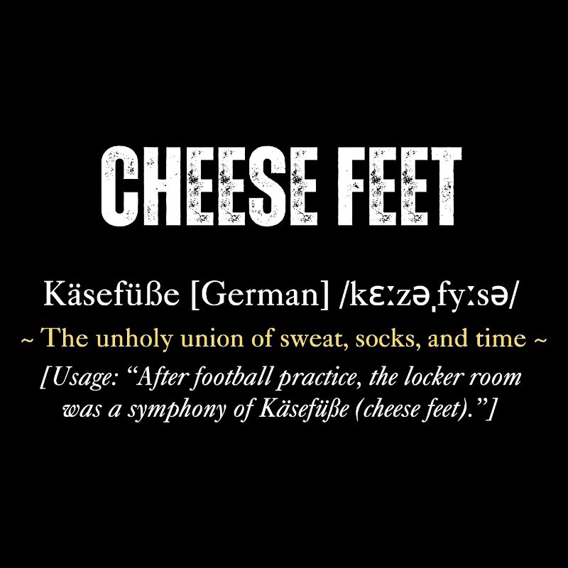 Définition de « Cheese Feet » avec