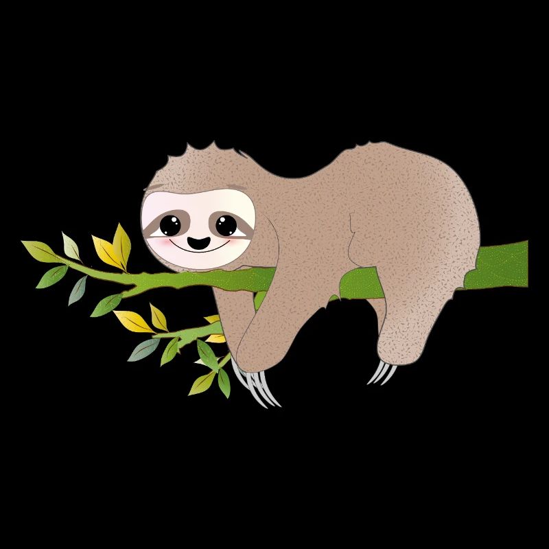 Relaxed Sloth – Charming Relax Motif