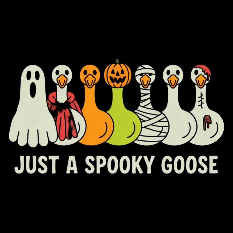 Just A Spooky Goose Halloween Vibes