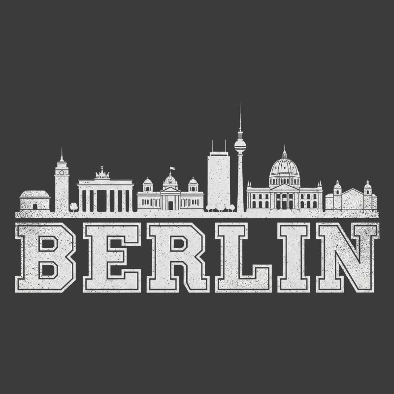 Berlin Skyline Retro 