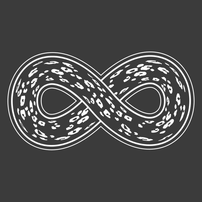 Leopard Infinity mit doppeltem Rand