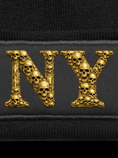 Golden Skull NY Monogram