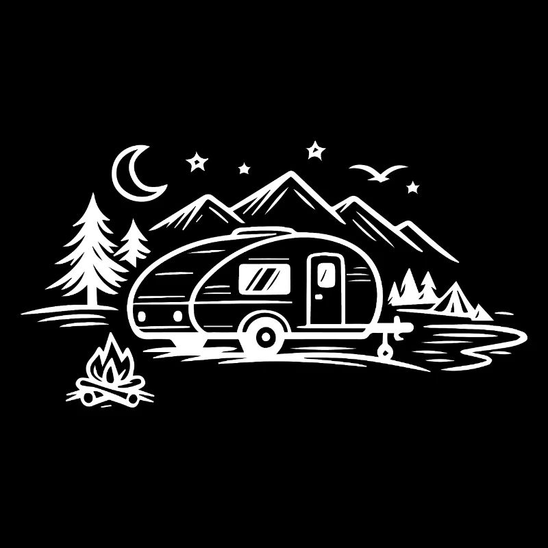 Camping Trailer Landscape