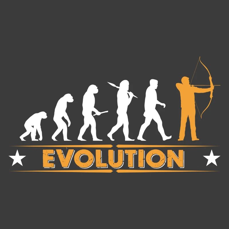 Evolution de tir à l’arc - orange/blanc