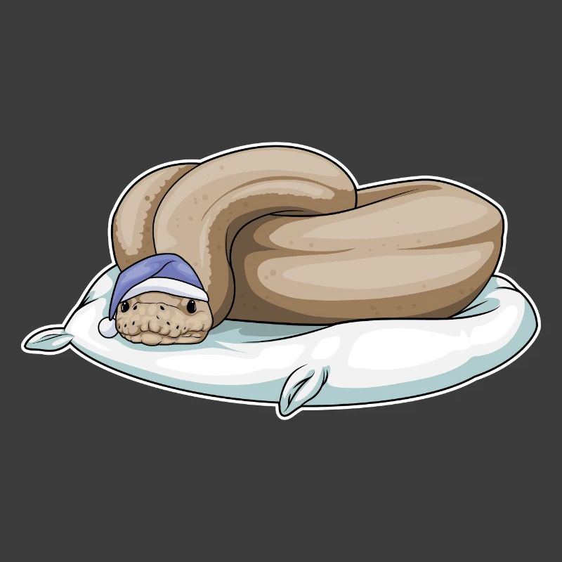 Oreiller de couchage serpent
