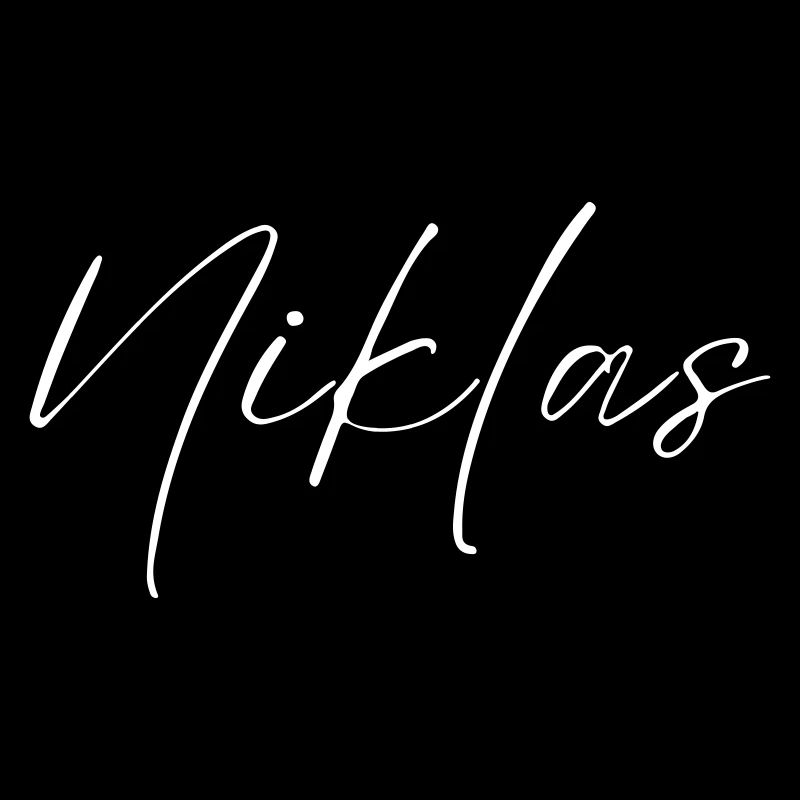 Niklas Name T-Shirt Gift for Men