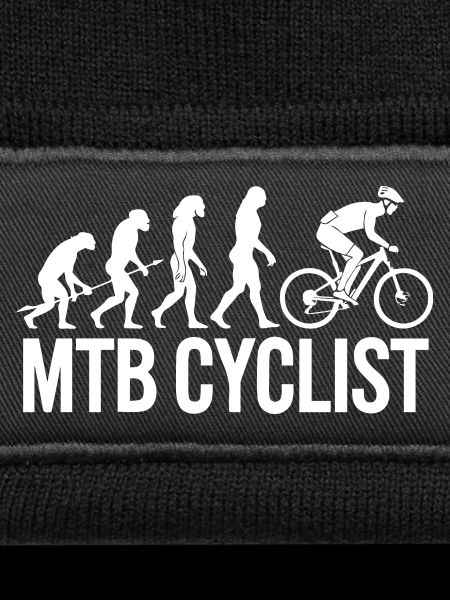 Evolution einer MTB-Radfahrer-Silhouette