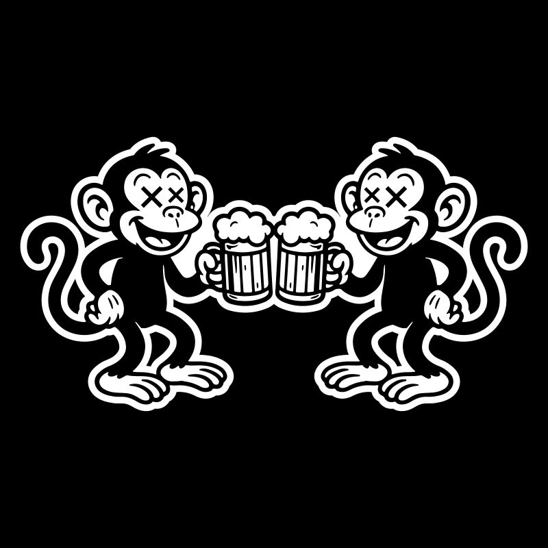 Affe Bier Prost