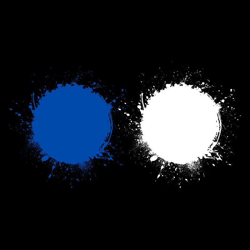 Blue White
