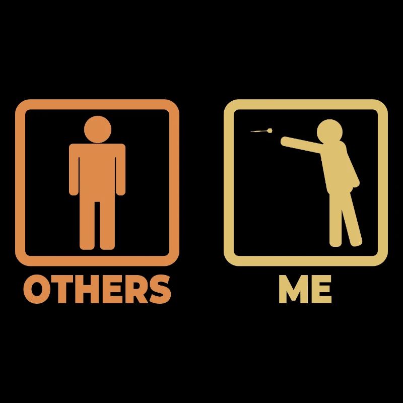 Darter stick figures