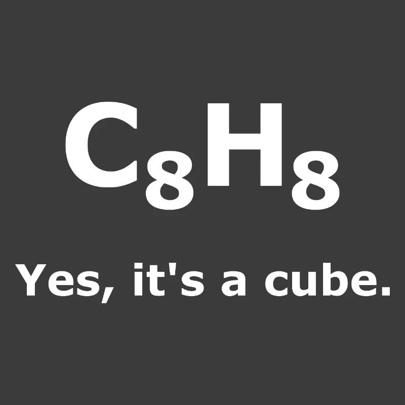 C8H8 Cuban Molecule Chemistry – Yes It's a Cube