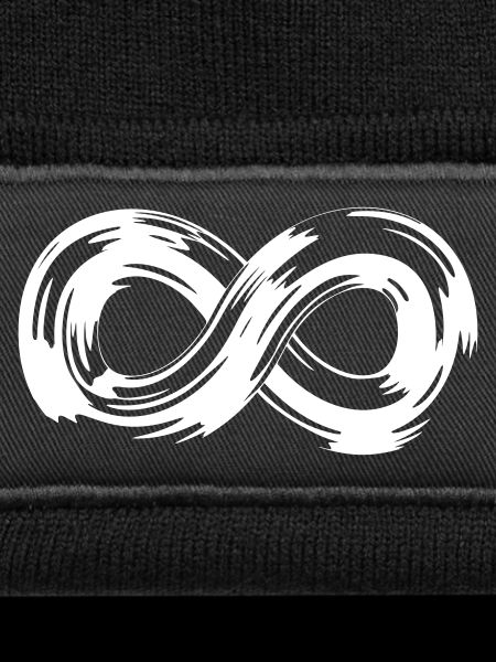 Infinity Pinselstrich-Schleife