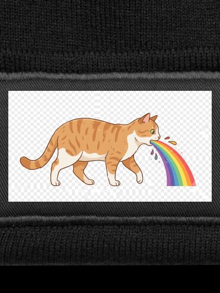 Cat Spitting Rainbow