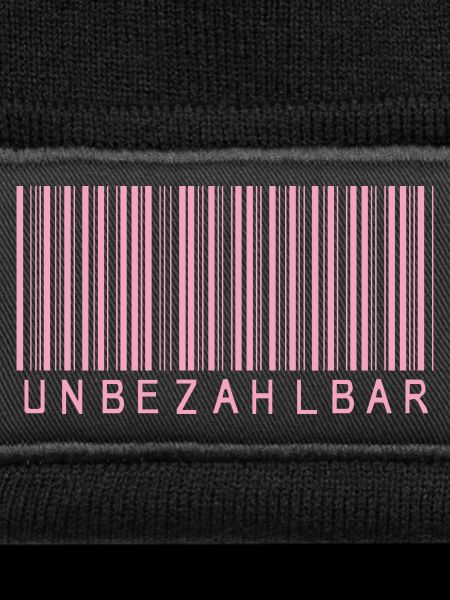 Barcode Rosa "UNBEZAHLBAR" 