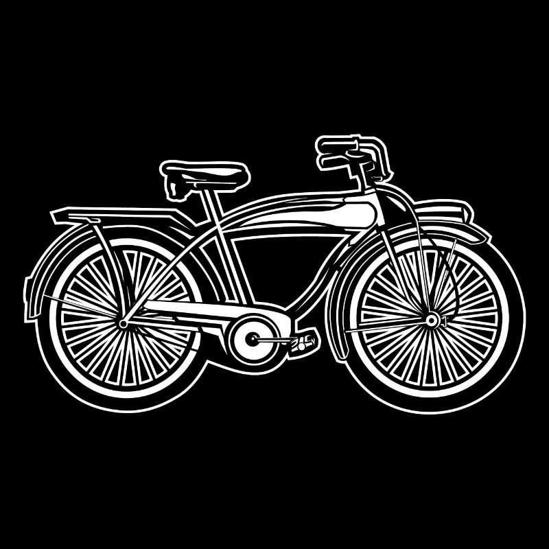 Beach Cruiser Bicycle 01_white