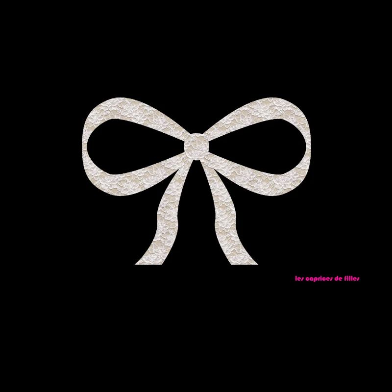 Noeud Dentelle Blanche Romantique