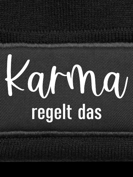 Karma regelt das