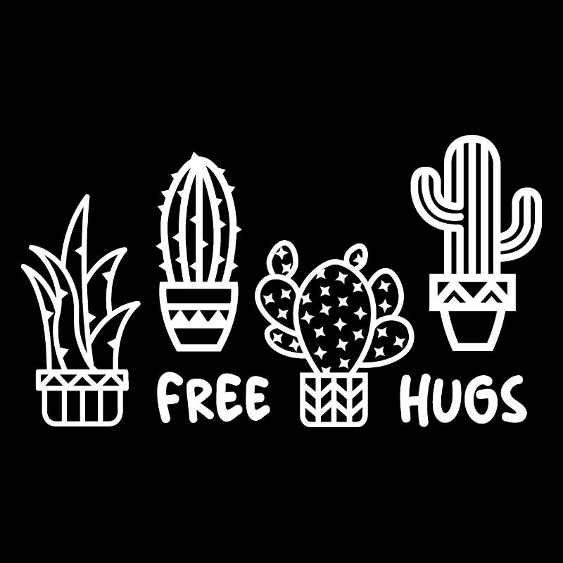 cactus free hugs funny sayings botany cacti