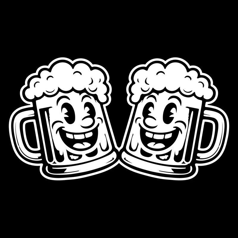 Bierglas Lustig Bier Comic