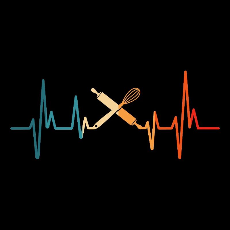 Baker Heartbeat Baking Baker Cake Cupcake