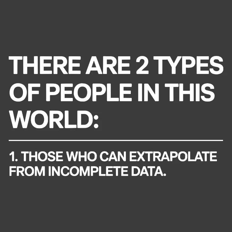 Statistics Analysis Data Science Extrapolation