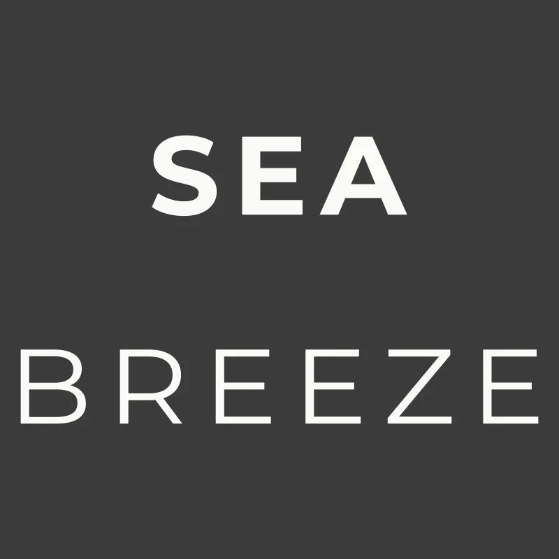 Breeze Navy Minimalist Typography