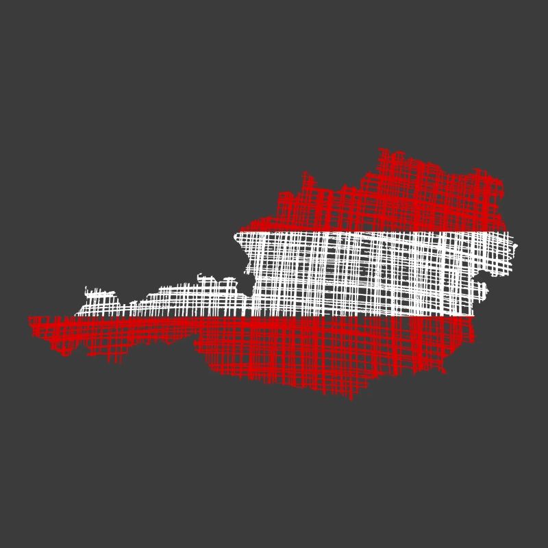 Austria Map Flag Art Austria Doodle