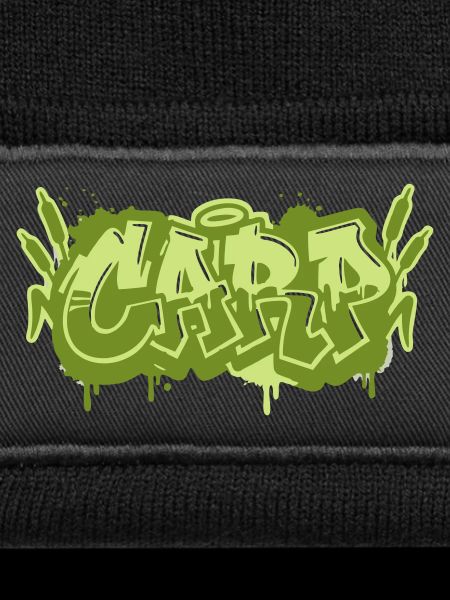 Karpfen Graffiti Schriftzug