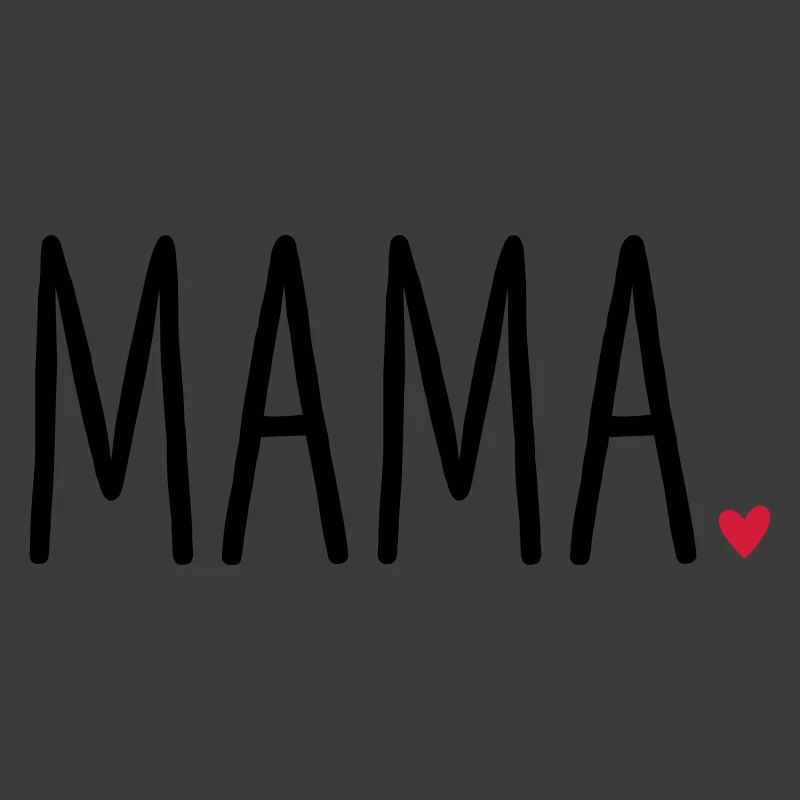Mama Herz - Geschenk Muttertag Kind Liebe