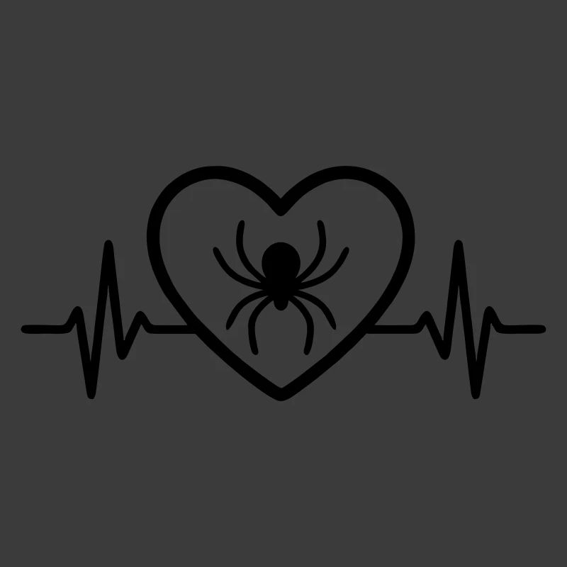 Spider Halloween Heart