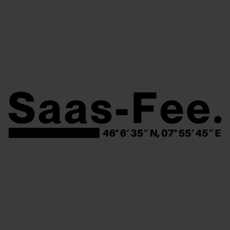 Saas-Fee coordinates Valais Switzerland