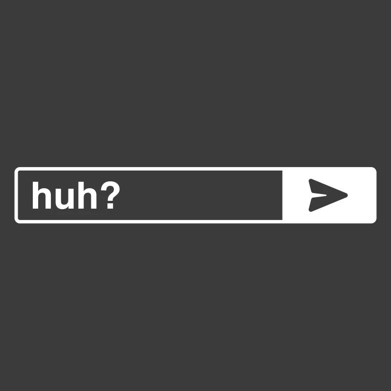 Huh? Meistgestellte Frage (Chat) (Vector)