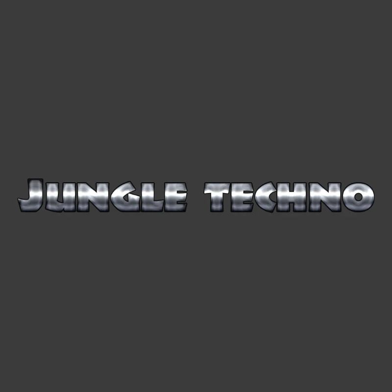 Lebendiger Dschungel-Techno-Druck