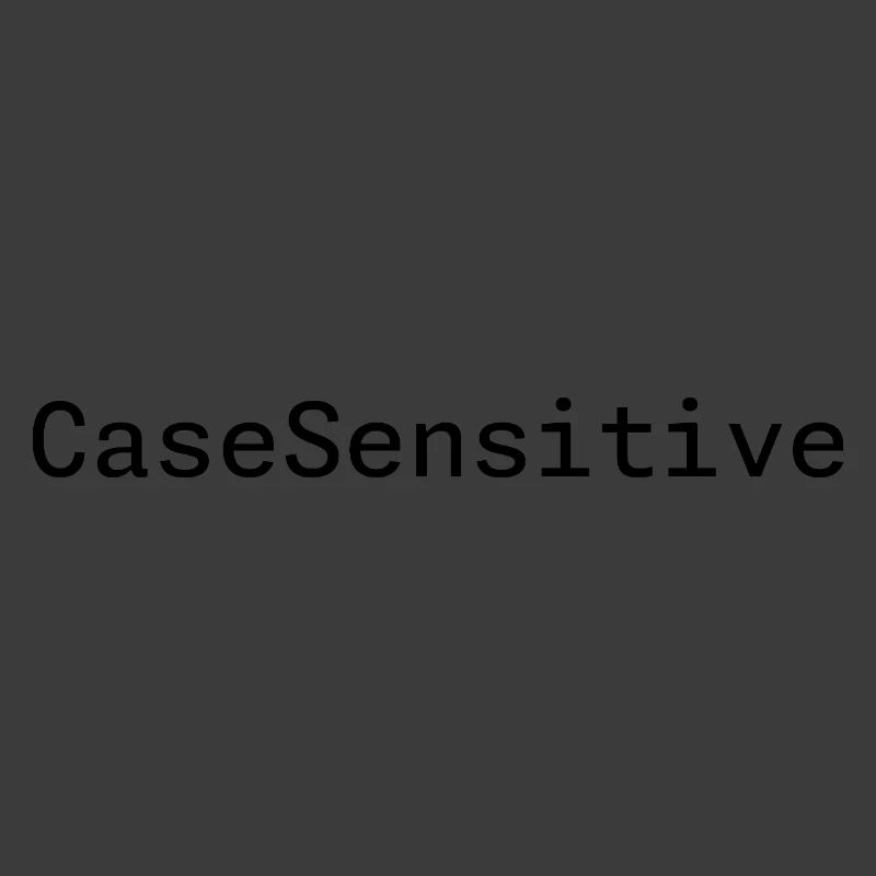 CaseSensitive Developer Humor
