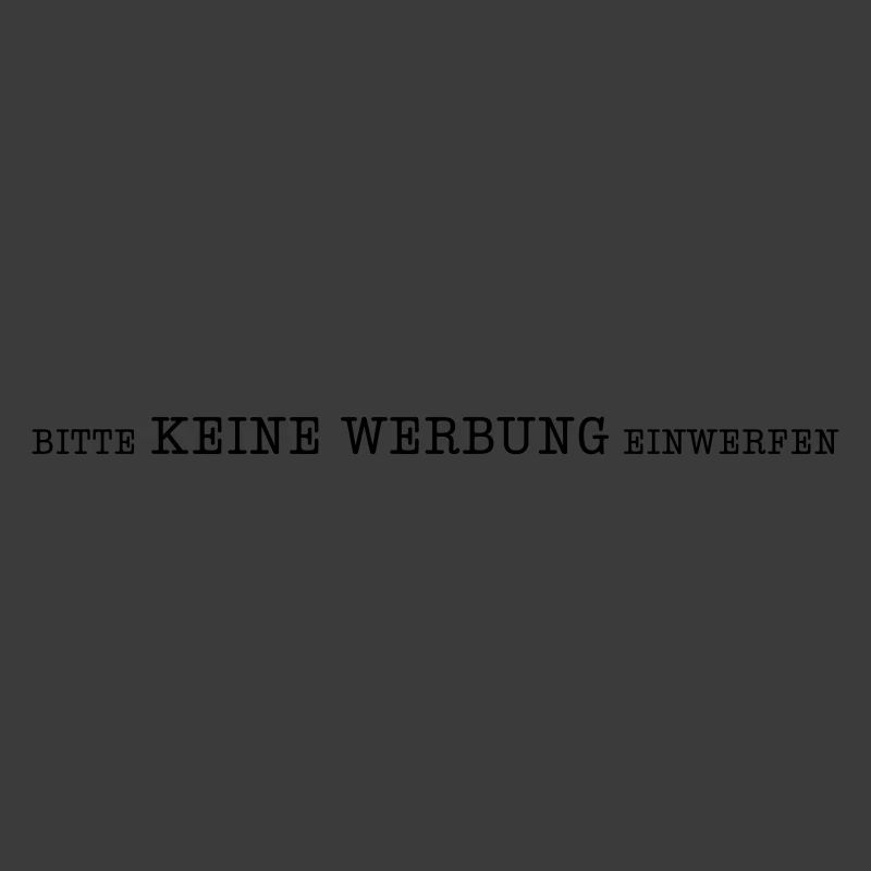 Bitte Keine Werbung einwerfen