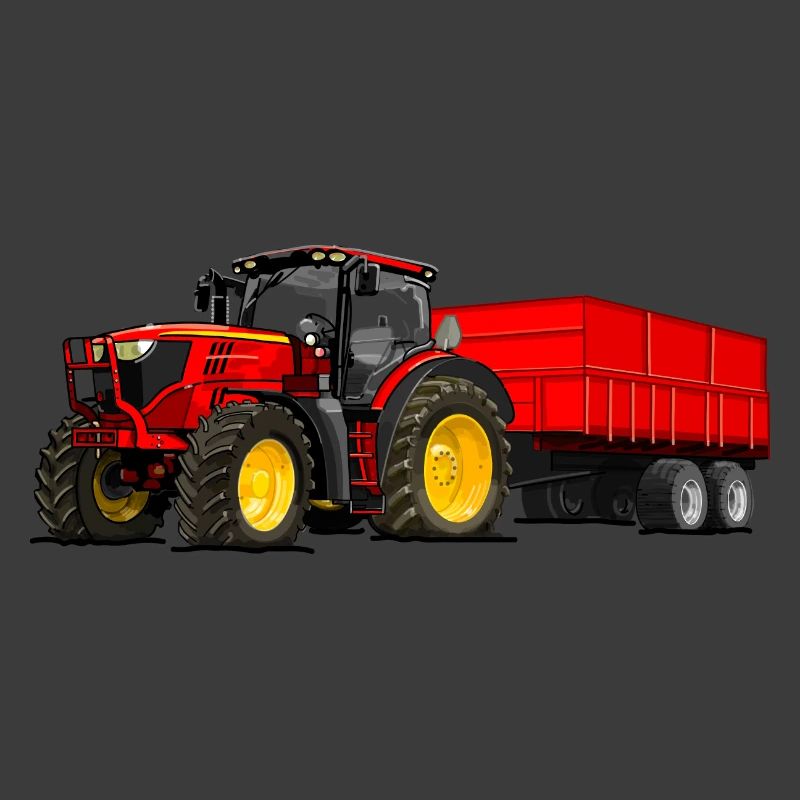 Traktor mit Anhänger